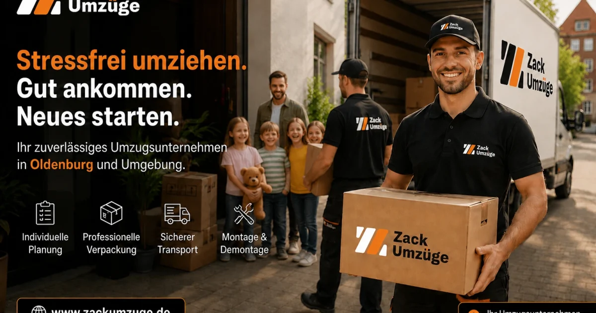 zwei glückliche Mitarbeiter mit einer glücklichen Familie